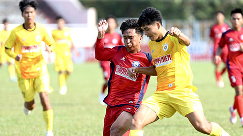 VCK U19 Quốc gia 2023: Hà Nội thắng may, SHB Đà Nẵng thua đội yếu hơn